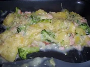 Broccoli-Kartoffel-Schinken Auflauf - Rezept