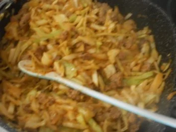 Rezept: Lahana fɪrɪnda ~ Weißkohlauflauf Bild Nr. 6 Lahana fɪrɪnda ~ Weißkohlauflauf - Rezept - Bild Nr. 6