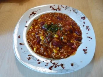 Chili con Carne - Wo man(n) fragt:"kann ich noch einen Teller..?" - Rezept