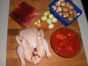 HUHN CACCIATORA ~ Huhn auf Jägerart - Rezept - Bild Nr. 2