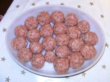 Hackfleisch-Reisbällchen Tomate Mozzarella - Rezept - Bild Nr. 2