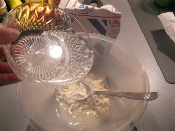 Rezept: GeBaCkEnEs oBsT MiT HoNiG UnD VaNiLLeEis Bild Nr. 2 GeBaCkEnEs oBsT MiT HoNiG UnD VaNiLLeEis - Rezept - Bild Nr. 2