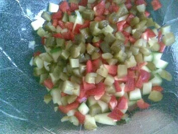 Nudelsalat mit Fisch - Rezept - Bild Nr. 3