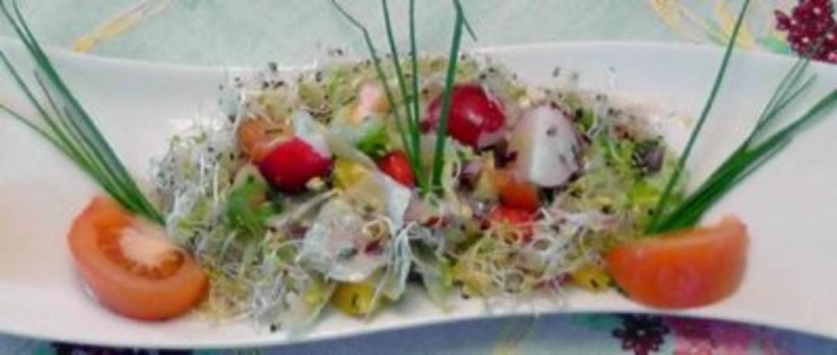 bunter Frühlingssalat - Rezept mit Bild - kochbar.de