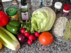 Rezept: bunter Frühlingssalat Bild Nr. 2 bunter Frühlingssalat - Rezept - Bild Nr. 2