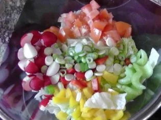 Rezept: bunter Frühlingssalat Bild Nr. 3 bunter Frühlingssalat - Rezept - Bild Nr. 3