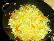 Gebratene Spaghetti - Rezept