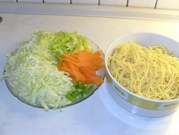 Gebratene Spaghetti - Rezept - Bild Nr. 2