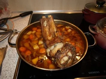 Dicke Rippe mit Biersoße - Rezept - Bild Nr. 5