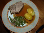 Nackenbraten in Biersoße - Rezept