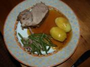 Nackenbraten in Biersoße - Rezept