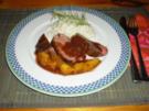 Entenbrust mit Orangen-Ingwersauce - Rezept