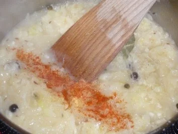 Rezept: Sauerkraut mit Schinken und Kartoffel Bild Nr. 5 Sauerkraut mit Schinken und Kartoffel - Rezept - Bild Nr. 5