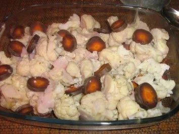 Rezept: Blumenkohl-Lachs-Auflauf Bild Nr. 3 Blumenkohl-Lachs-Auflauf - Rezept - Bild Nr. 3