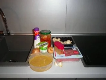 Pilz - Zwiebel - Haschee - Rezept - Bild Nr. 3