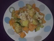 Süßkartoffelcurry mit karamellisierter Ananas - Rezept