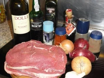 Rindschnitzel in Rotwein- Zwiebelsauce - Rezept - Bild Nr. 2