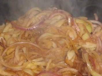 Rindschnitzel in Rotwein- Zwiebelsauce - Rezept - Bild Nr. 4