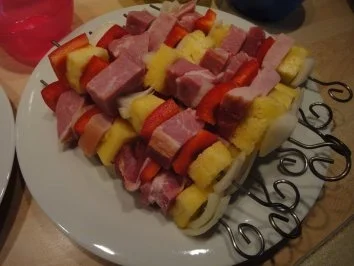 Rezept: Kasseler-Spieße mit Ananas... Bild Nr. 3 Kasseler-Spieße mit Ananas... - Rezept - Bild Nr. 3