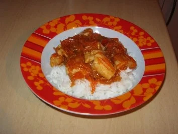 Rezept: Hähnchen Süß-Sauer Hähnchen Süß-Sauer - Rezept