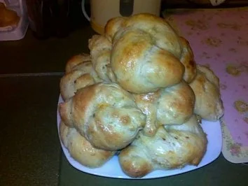 Rezept: Zwiebelbrötchen Bild Nr. 2 Zwiebelbrötchen - Rezept - Bild Nr. 2