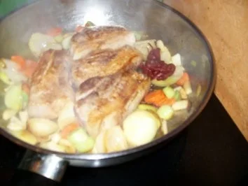 Rezept: Schweinebauch ganz mager geschmort Bild Nr. 3 Schweinebauch ganz mager geschmort - Rezept - Bild Nr. 3