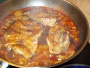 Rezept: Schweinebauch ganz mager geschmort Bild Nr. 4 Schweinebauch ganz mager geschmort - Rezept - Bild Nr. 4