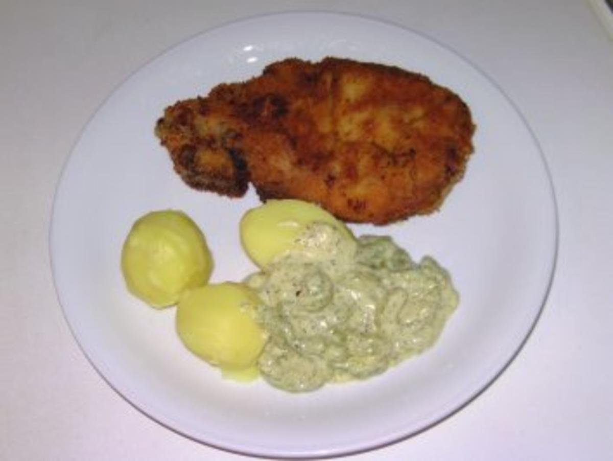 Schmorgurken mit Kotelett und Salzkartoffeln Rezept By liebemaus