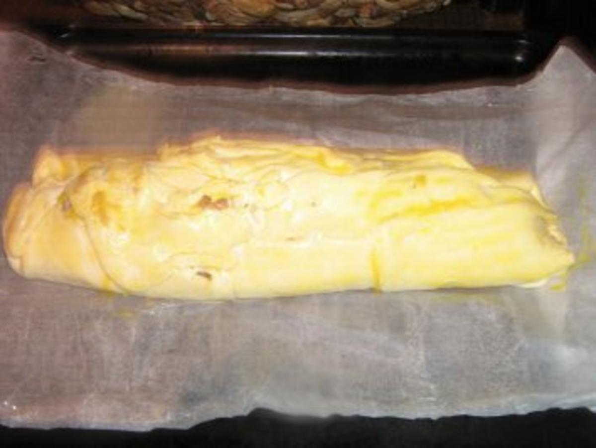 Filet mit Champignons in einem Käse-Blätterteigmantel - Rezept - Bild Nr. 5