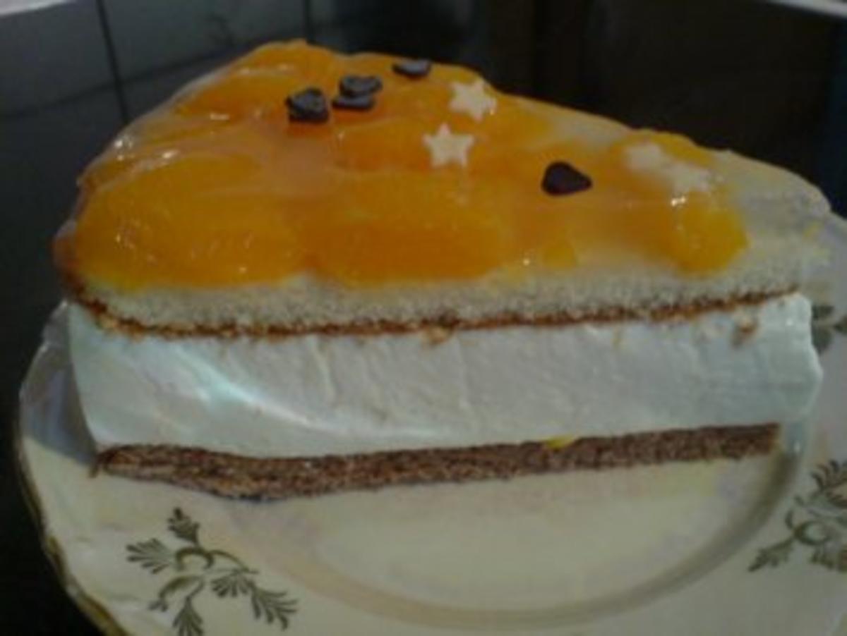 Mandarinen-Quark-Sahne-Torte - Rezept