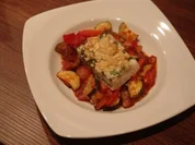Seelachsfilet mit Mandel-Parmesan-Kruste - Rezept