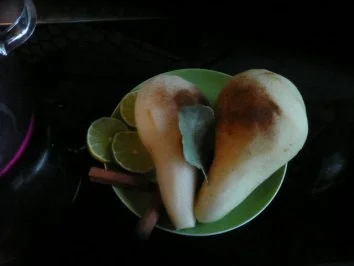 WILD / HIRSCHKEULE mit Zucchiniplätzchen & Rotweinbirnen - Rezept - Bild Nr. 9