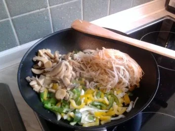 Vegetarische Nudeln China-Art - Rezept - Bild Nr. 5