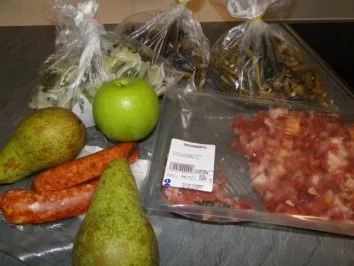 Bohneneintopf mit Äpfel und Birnen (Alternative zu Birnen Bohnen und Speck) - Rezept - Bild Nr. 2