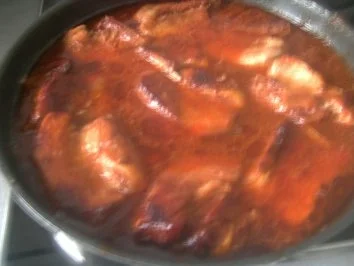 Rezept: Geschmorte Rippchen mit Sauerkraut und Bild Nr. 5 Geschmorte Rippchen mit Sauerkraut und - Rezept - Bild Nr. 5