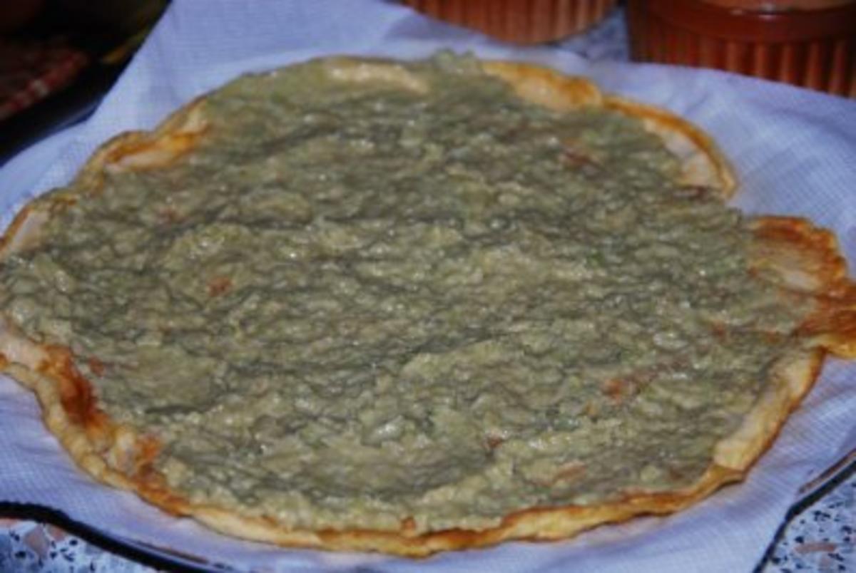 gerolltes Spargel-Prosciutto-Omelett mit Meerettich-Apfel-Avocado-Créme - Rezept - Bild Nr. 4