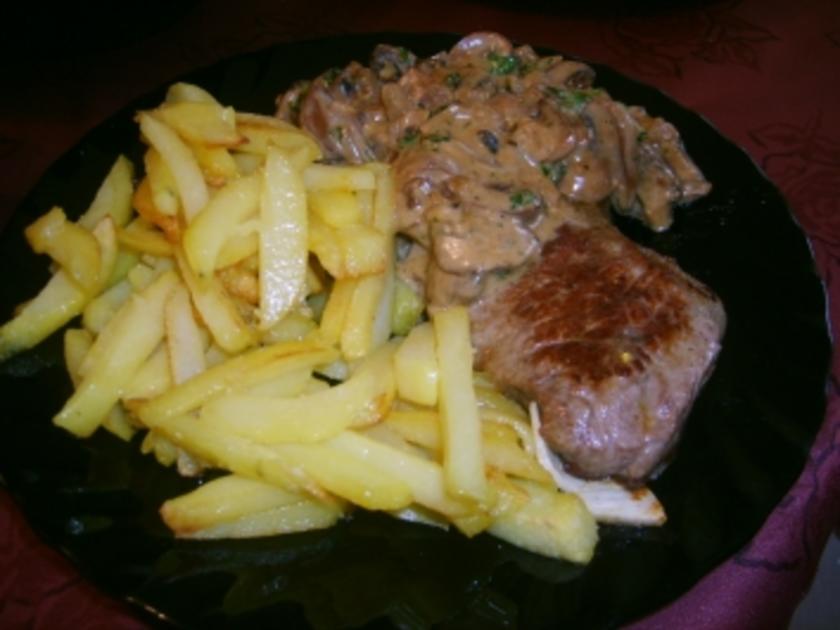 Rinderfilet mit Champignonsauce - Rezept - kochbar.de