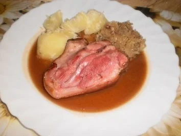 Geschmorde Schdelze - Rezept