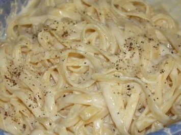 Fettucine Alfredo - Rezept