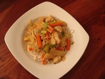 Asia Style Hähnchenpfanne - Rezept