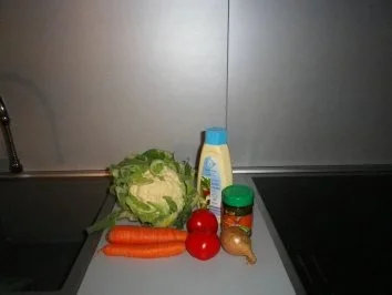 Karotten - Blumenkohl - Salat - Rezept - Bild Nr. 3