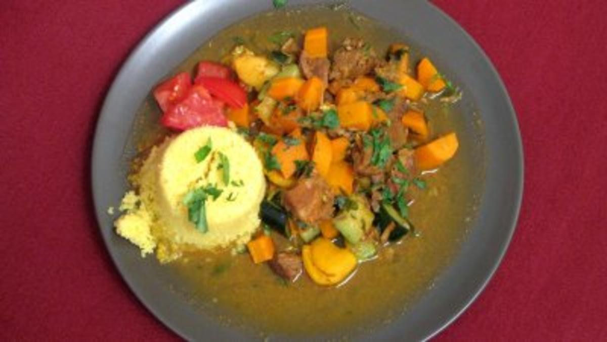 Marokkanisches Lammragout mit Couscous - Rezept - kochbar.de