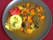 Marokkanisches Lammragout mit Couscous - Rezept