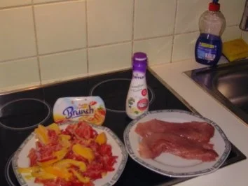 Schweineschnitzel in Paprika- Brunchsoße - Rezept - Bild Nr. 2