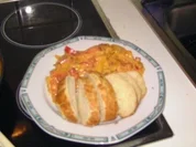 Rezept: Schweineschnitzel in Paprika- Brunchsoße Schweineschnitzel in Paprika- Brunchsoße - Rezept