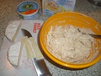 Rezept: ++ Fleischlos+ + Quarkknödel auf Blattspinat Bild Nr. 2 ++ Fleischlos+ + Quarkknödel auf Blattspinat - Rezept - Bild Nr. 2