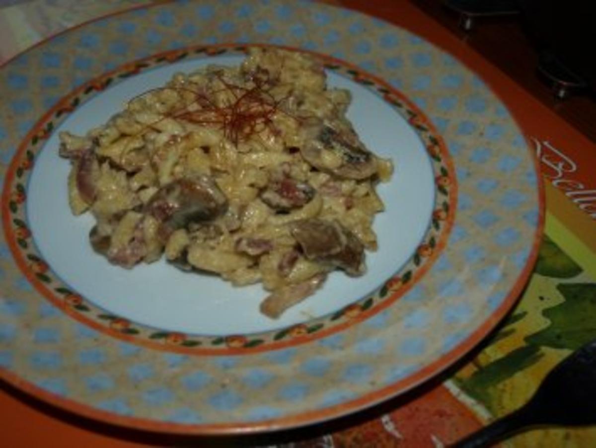 Spätzlepfanne mit Kräutersahne - Rezept Eingereicht von Baerenbraut