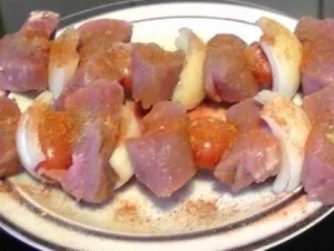 Rezept: griechischer Grillteller (Gyros;Souflaki;Lammsteak) Bild Nr. 7 griechischer Grillteller (Gyros;Souflaki;Lammsteak) - Rezept - Bild Nr. 7