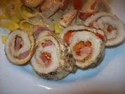 gefüllte Schnitzelröllchen - Rezept