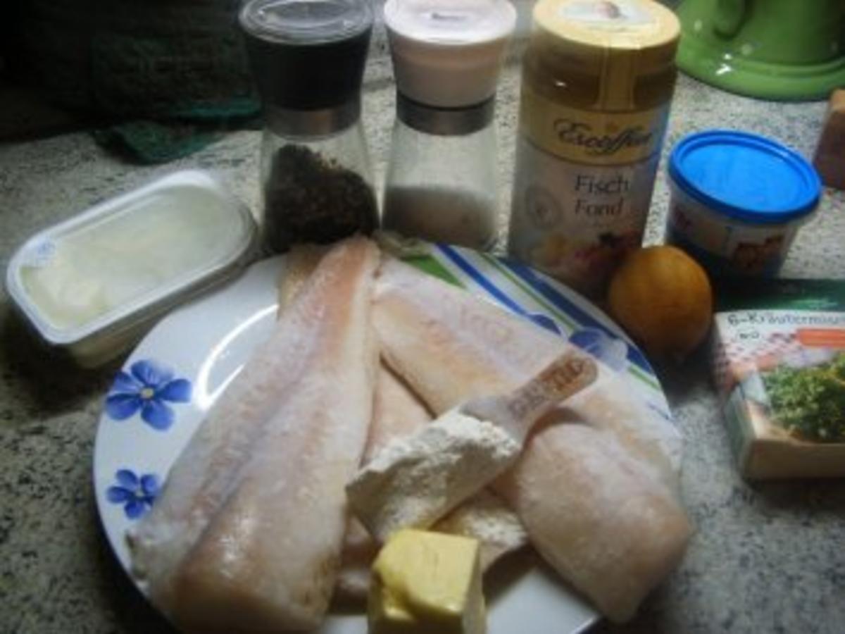 Kabeljaufilet mit Senf Currysoße - einfach - von wastel Kabeljaufilet mit Senf Currysoße - einfach - von wastel